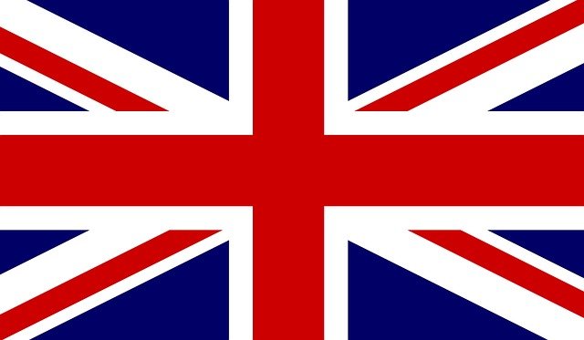 Das Bild zeigt die englische Flagge.